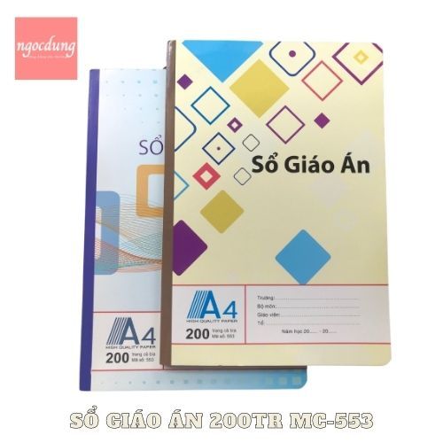 MINHCHAU-NGS4: Sổ Giáo Án 200tr MC553 (50Q/T)