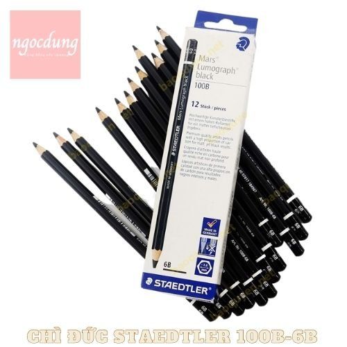 STAEDTLER-NBV4: Chì 100B_6B STAEDTLER