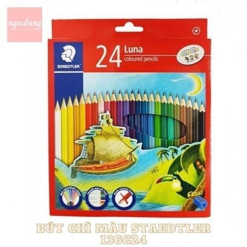 STAEDTLER-NBV4: Bút Chì 24 màu 136 C24 - Stealer