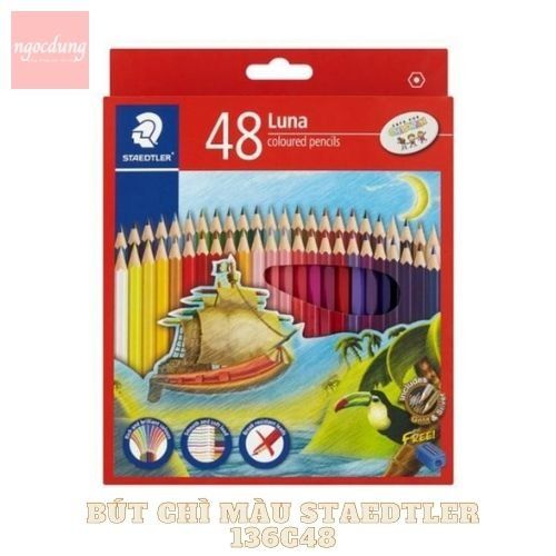 STAEDTLER-NBV4: Bút Chì 48 màu 136 C48 - Stealer