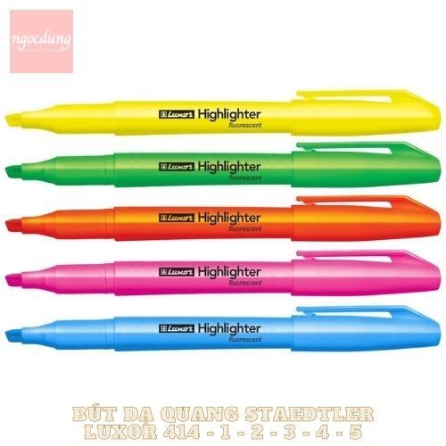 STAEDTLER-NBV2: Dạ 18 màu Luxor Hightlighter 4141 - vàng STAEDTLER