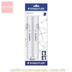 STAEDTLER-NHS13: Thước Kẻ HS 562 15 2PB ĐÔI  Steadtler