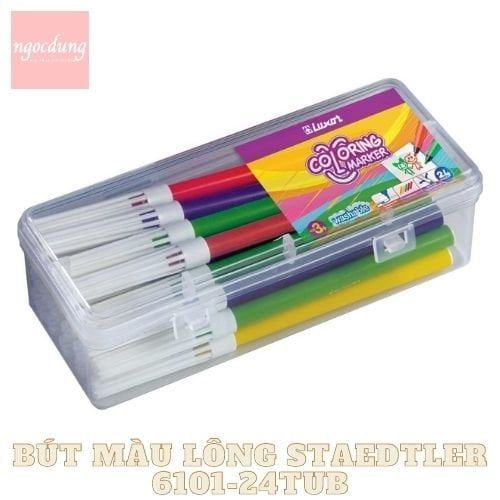 STAEDTLER-NBV2: Bút Lông 24m Luxo COLOURING Steadler 6101/24TUB