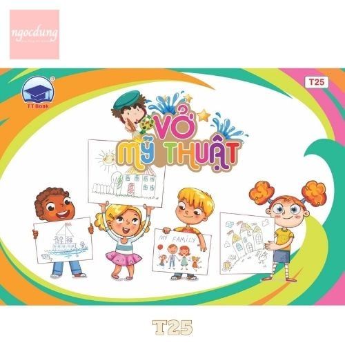 TANTIEN-NTV5: T25 Vở vẽ mỹ thuật Tân Tiến
