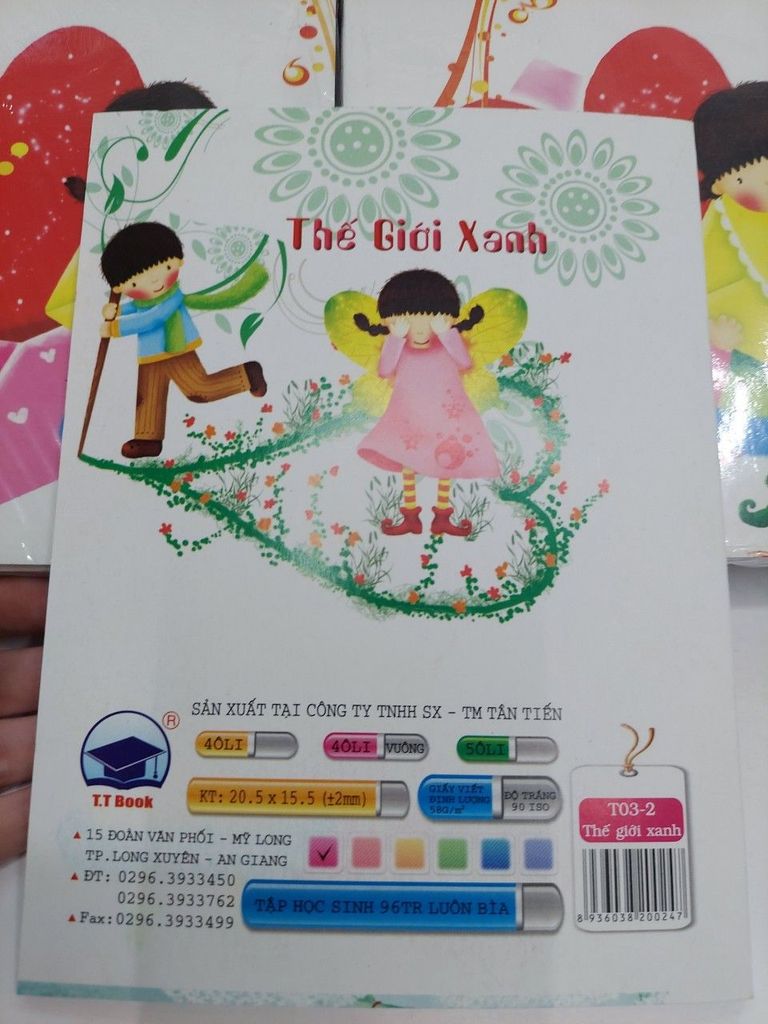 TANTIEN-NTV5: Tập 96tr Thế Giới Xanh 4 ô ly t03.2 200Q/Thùng