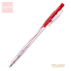 THIENLONG-NBV6: Bút Bi TL027 Đỏ ( 60h/thùng, 20c/hộp)