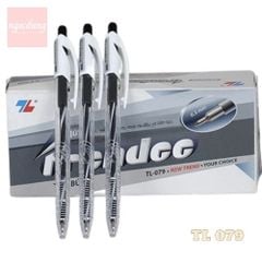 THIENLONG-NBV6: Bút Bi TL079 Đen 20c/hộp
