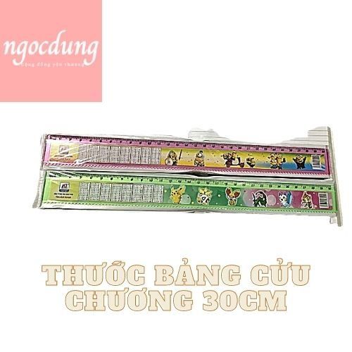 THUANNAM-NHS13: Thước 30cm Bảng Cửu Chương