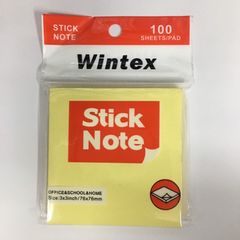 XUKIVA-NGS5: GIẤY NOTE 3X3 VÀNG WINTEX - Xukiva (20xap/hop)