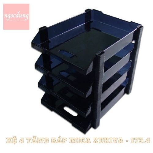 XUKIVA-NVP3: Kệ 4 Tầng Ráp Mica 175.4 xukiva