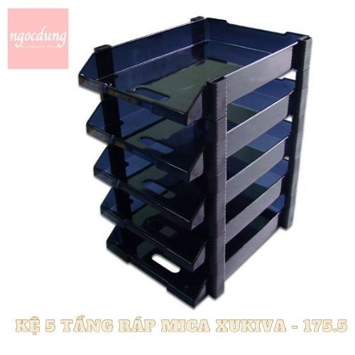 XUKIVA-NVP3: Kệ 5 Tầng ráp Mica 175.5 Xukiva
