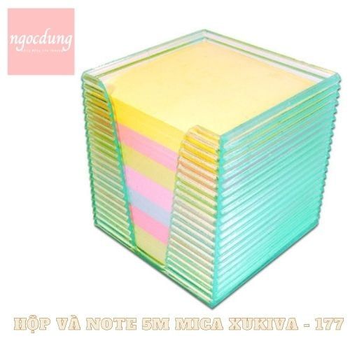 XUKIVA-NVP3: Hộp và Note 5M mica xukiva 177
