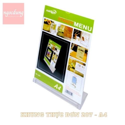 XUKIVA-NVPPK1: Menu No.207 A4 Nghiêng