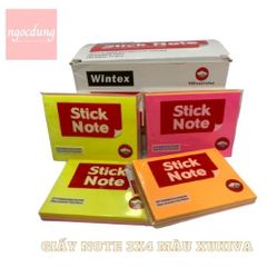 XUKIVA-NGS5: Giấy Note 3X4 MÀU Xukiva (20X/H)