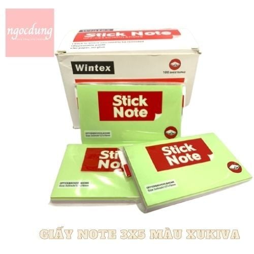 XUKIVA-NGS5: Giấy Note 3X5 MÀU Xukiva (20x/h)