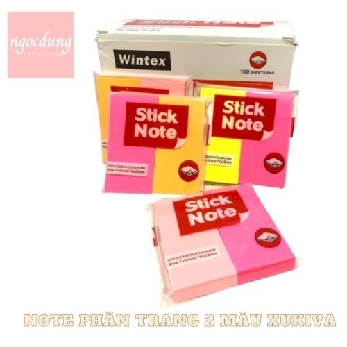 XUKIVA-NGS5: Note Phân Trang 2 Màu Xukiva