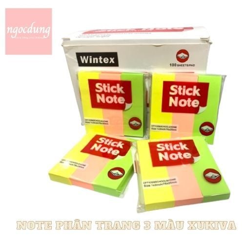 XUKIVA-NGS5: Note Phân Trang 3 Màu Xukiva c3