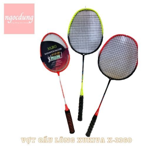 Xukiva-NDC2: Vợt cầu lông  Xukiva X-3360 50 cặp/thùng