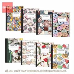 MINHCHAU-NGS3: Sổ A4 Bìa Bồi May Gáy General book 260tr MC511 (40Q/T)