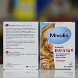  Viên uống Biotin 5mg N Mivolis hộp 60 viên 