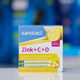  Viên ngậm SANOTACT Zink+C +D3, hộp 20 viên 