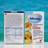  Viên uống nghệ Curcuma Mivolis, hộp 40 viên dạng con nhộng có dung dịch nước bên trong 