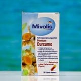  Viên uống nghệ Curcuma Mivolis, hộp 40 viên dạng con nhộng có dung dịch nước bên trong 