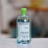  Tẩy trang Bioderma nắp màu xanh dành cho da hỗn hợp - nhờn và da mụn, 500ml 