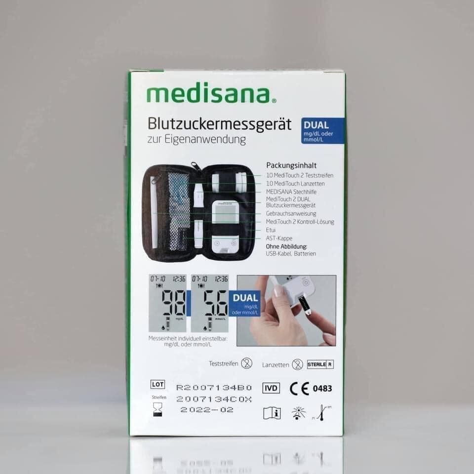  [Made in Germany] Máy đo đường huyết Medisana 
