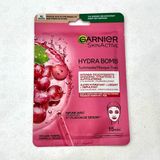  Mặt Nạ Vải Garnier SkinActive Chống Lão Hóa Hydra Bomb Chiết Xuất Nho 28g 