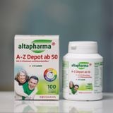  Vitamin tổng hợp A-Z trên 50 của altaphama, hộp 100 viên 