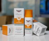  Kem Chống Nắng Kiểm Soát Dầu Eucerin Cho Da Nhờn, Da Mụn Chỉ Số Chống Nắng SPF50+ 