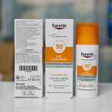  Kem Chống Nắng Kiểm Soát Dầu Eucerin Cho Da Nhờn, Da Mụn Chỉ Số Chống Nắng SPF50+ 