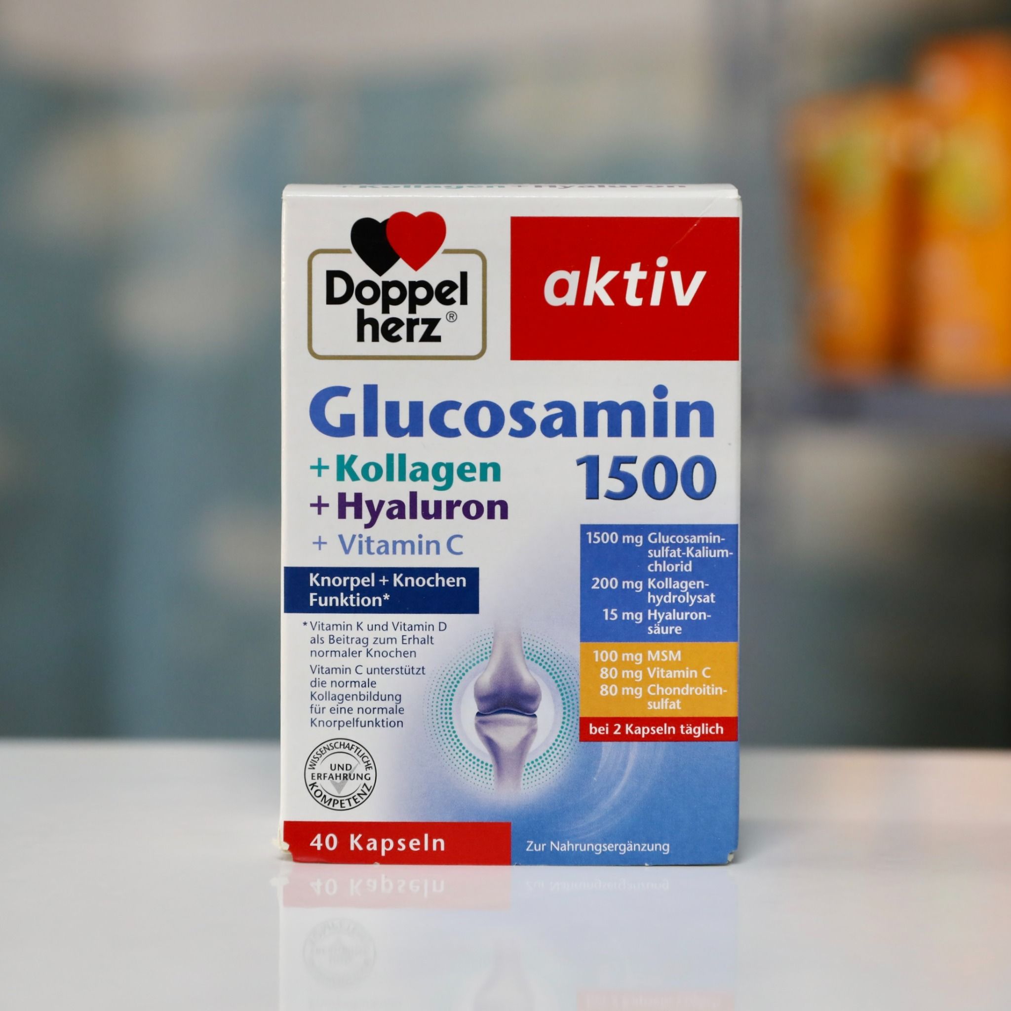  Viên uống xương khớp Glucosamin 1500 của hãng Doppelherz hộp 40 viên 