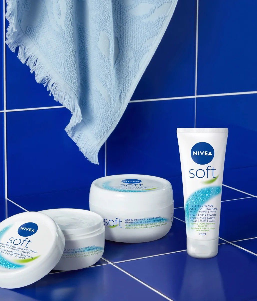  Kem dưỡng da Nivea solf tuýp 75ml 