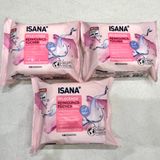 Khăn Ướt Tẩy Trang ISANA Pflege Tücher 5in1 25 tờ – Làm Sạch & Dưỡng Da Hiệu Quả 