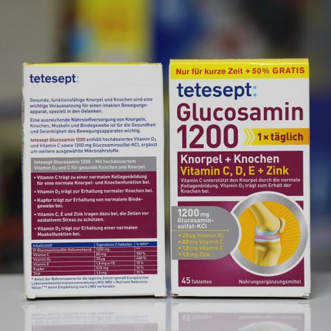  Thuốc Glucosamin 1200 tetesept hộp 30 viên 