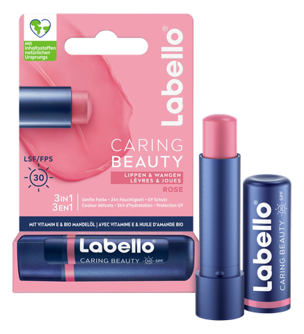  Son Labello 3in1 Caring Beauty Rose 