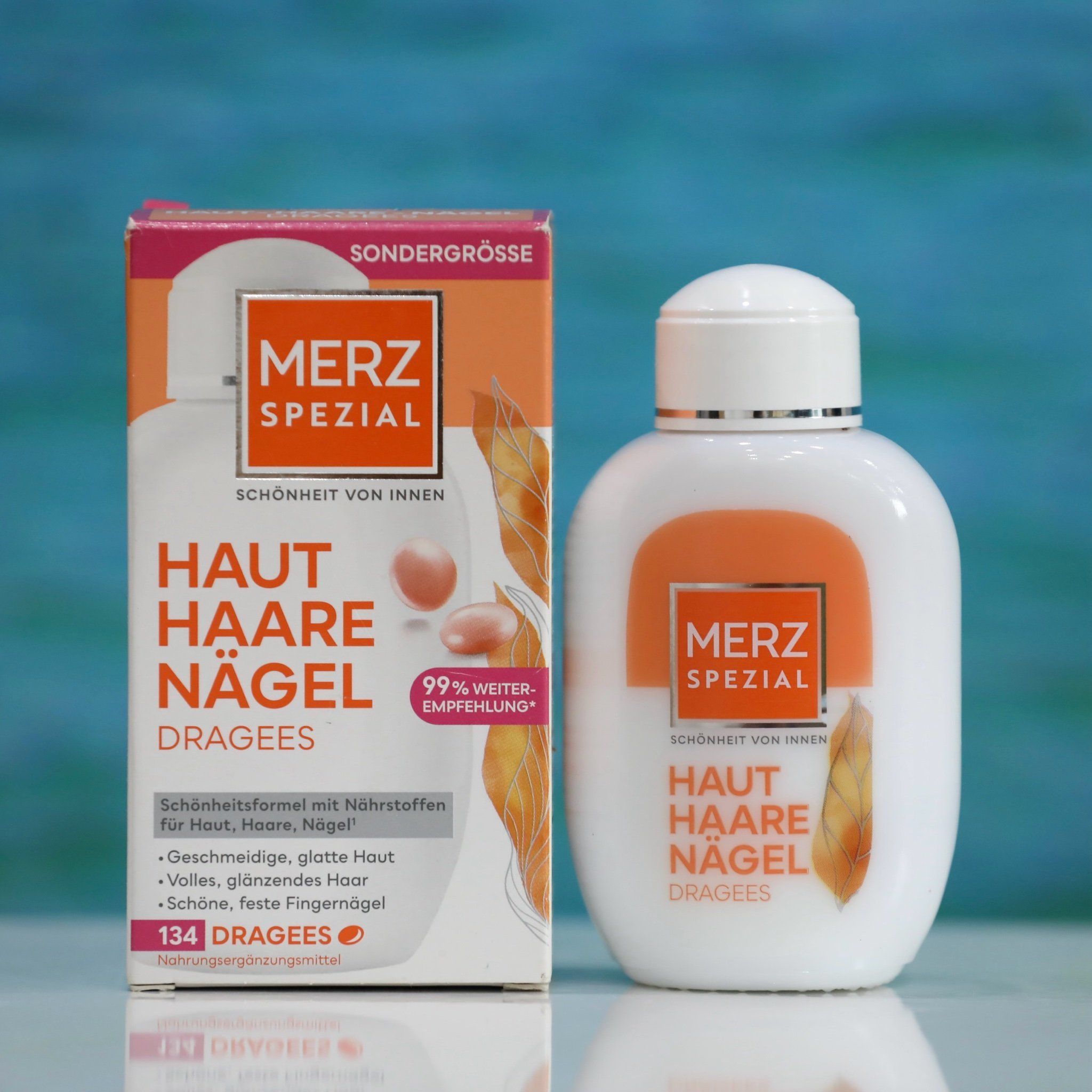  Mọc tóc hồng Merz hộp 134 viên 