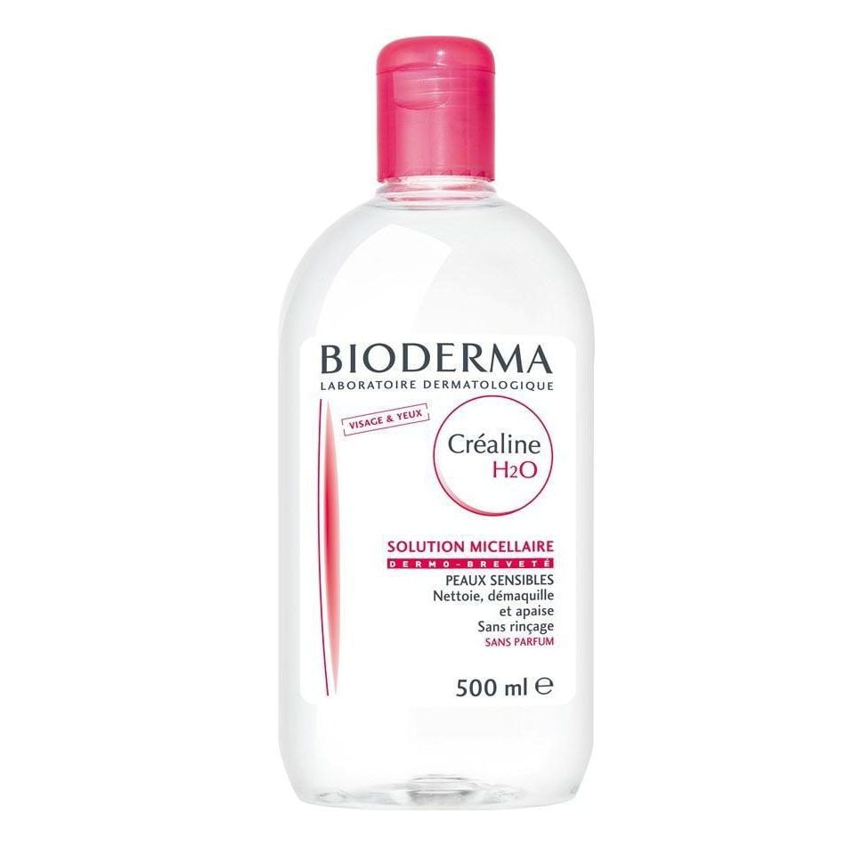  Tẩy trang Bioderma nắp màu hồng dành cho da thường, da khô và da nhạy cảm, 500ml 