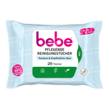  Khăn Giấy Tẩy Trang Dưỡng Ẩm Bebe Abschminktücher Pflegend - Gói 25 Miếng 