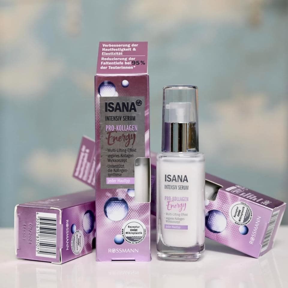  Kem dưỡng da Serum Isana Intensiv Pro-Kollagen Energy DẠNG CÔ ĐẶC TĂNG CƯỜNG KOLLAGEN CHO DA, 30ml 