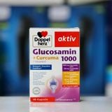  Viên uống Bổ trợ xương khớp Glucosamin 1000 Doppel herz mới kết hợp tinh chất nghệ, hộp 40 viên 