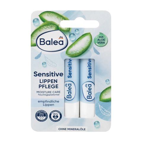  Set son dưỡng môi Balea lô hội (2 thỏi) 