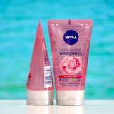  Sữa rửa mặt Nivea chiết xuất hoa hồng dành cho mọi loại da, 150ml 