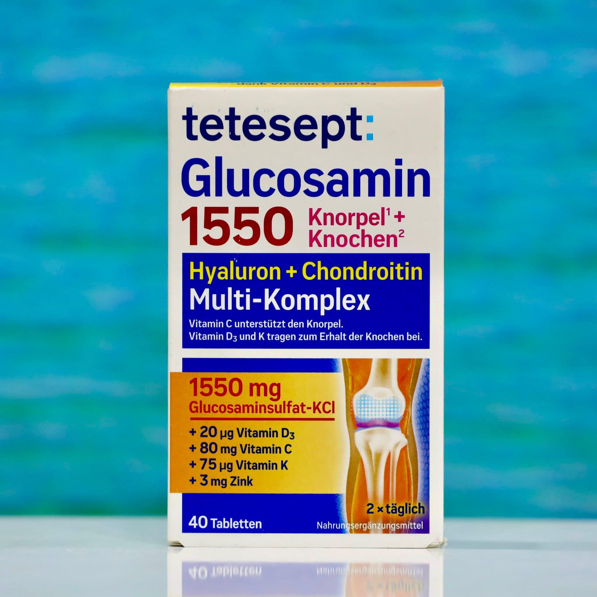  Viên uống bổ xương khớp Glucosamin 1550 Tetesept, hộp 40 viên 