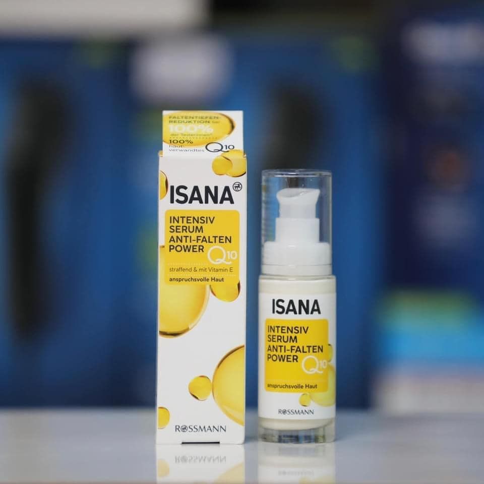  Serum Isana Q10 - Chống lão hóa, giảm nếp nhăn, nâng cơ mặt và giúp săn chắc da 