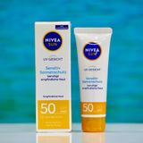  Kem chống nắng Nivea với chỉ số chống nắng spf 50 - Chuyên dành cho da khô và da nhạy cảm. 