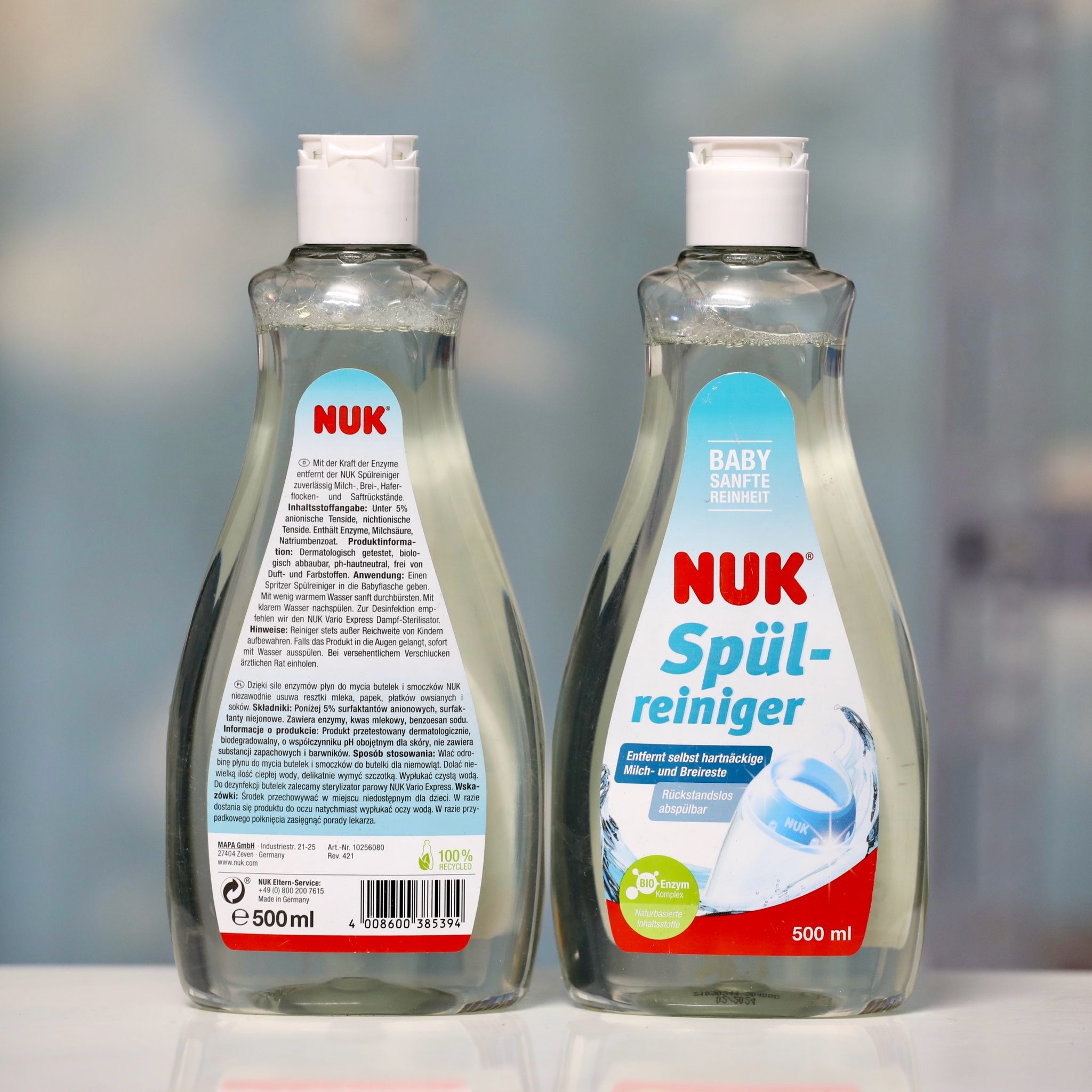  Nước rửa bình sữa Nuk, chai 500ml 