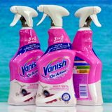 Nước Xịt Tẩy Vết Bẩn Vanish Oxi Action Multi Textil 3in1 – Giải Pháp Làm Sạch Toàn Diện 